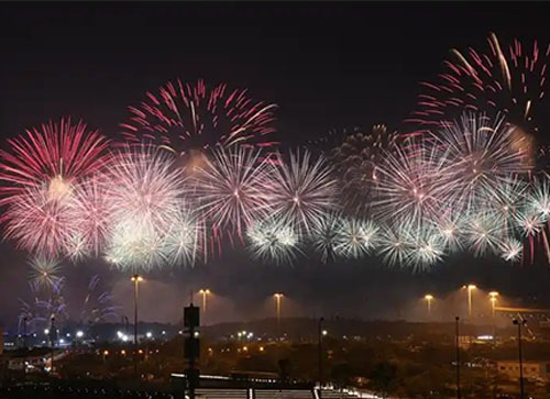 黎川县焰火晚会